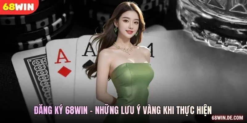 Đăng ký 68WIN - Những lưu ý vàng khi thực hiện 