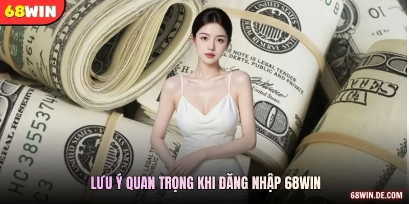 Lưu ý quan trọng khi đăng nhập 68WIN