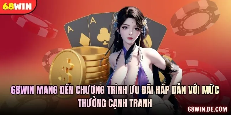 68WIN mang đến chương trình ưu đãi hấp dẫn với mức thưởng cạnh tranh